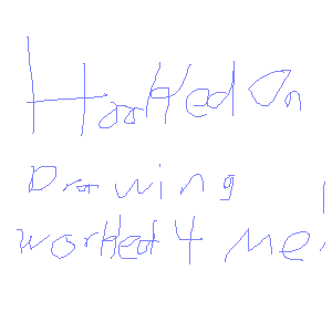 Hooked on drawing